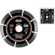 Алмазный круг 125х22 mm универсальный сегментированный (сухая резка)  ...GEPARD GP0801-125