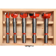 Сверла Форстнера по дереву 15, 20, 26, 30, 35мм (набор 5шт)  YATO YT-33015