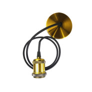 Светильник декоративный RETRO PLC 01 E27 230V/1M ANTIQUE BRONZE (патрон с проводом)  ...JAZZWAY 5012127