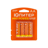 Батарейка AA LR6 1.5V alkaline 4шт  ЮПИТЕР JP2201