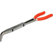 Тонкогубцы изогнутые 90гр. 2 шарнира 340мм  YATO YT-20402