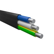 Кабель АВВГ-П 3х4.0 (бухта 100м, черный)  1707752474880БелРосКабель 1707750000000