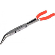 Тонкогубцы изогнутые 45гр. 2 шарнира 340мм  YATO YT-20401