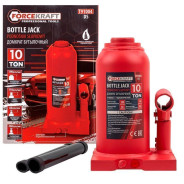 Домкрат бутылочный 10т (h min 190мм, h max 360мм)  FORCEKRAFT FK-T91004