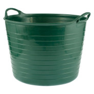 Ведро гибкое сверхпрочное, 28 л, зеленое  Сибртех 67512