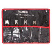 Набор съемников стопорных колец, 5пр. (L-200 мм.+съемник стопорных колец суппортов), на полотне  ...Partner PA-6877A