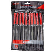 Набор надфилей разнопрофильных 10пр.(L-180мм,O5мм),в блистере  ...FORCEKRAFT FK-6165