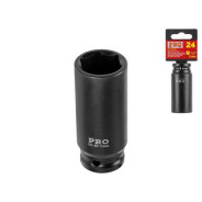Головка ударная 1/2" 24mm 6гр. глубокая PRO  STARTUL PRO-30124