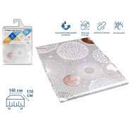 Клеенка столовая, нетканая основа с ПВХ покр., коллекция "DECO", 140х110 см.  ...PERFECTO LINEA 11-165286