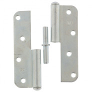 Петля накладная ПН1-110 правая, цинк, 4шт.  Металлист 91554