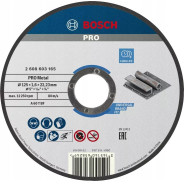 Круг отрезной 125х1,6х22,23 мм Standard for Metal,  BOSCH 2.608.603.165