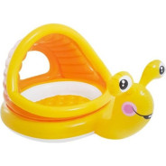 Надувной детский бассейн с навесом Ленивая улитка, 145х102х74 см (для детей от 1 до 3 лет)  ...INTEX 57124NP