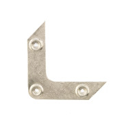 Уголок оконный, 1.2 мм, 50х50 мм, цинк  Сибртех 46514