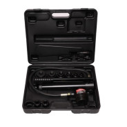 Пробойник гидравлический с насосом 11т (22, 27.5, 34, 43, 49, 60мм; сталь нерж.-1.6мм; медь/алюм.-3....FORCEKRAFT FK-71002D