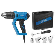 Термовоздуходувка  HG 6501 в чем. + набор сопл (2000Вт, 50-650°С, плавная регулировка, LCD-дисплей) ...BULL 326218