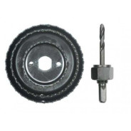 Пилы кольцевые по дереву 51-89мм L21мм (набор 4пр.)  VOREL 22565