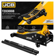 Домкрат подкатной гидравлический 2.5т (h min 87мм, h max 455мм)  JCB JCB-T830018 (TZ)