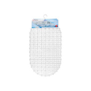 Коврик для ванной, овал 66х37 см, прозрачный  PERFECTO LINEA 22-683700