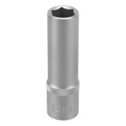 Головка торцевая удлиненная, 14 mm, 6-гранная, CrV, под квадрат 1/2",  ...Stels 13847