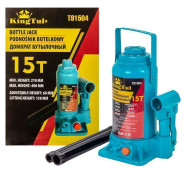 Домкрат бутылочный 15т (h min 210мм, h max 400мм)  KINGTUL KT-T91504