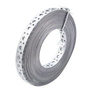 Лента перфорированная вентиляц. прямая, 1 мм, LP V, 2 см х 25 м, цинк  ...Сибртех 46551