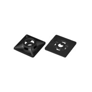 Площадка для хомута-стяжки 27х27 мм черная, 500 шт,  STARFIX SM-89111-500