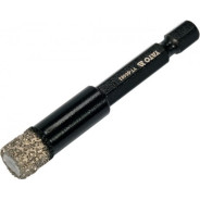 Сверло алмазное по плитке с хвостовиком HEX 10.0x65mm  YATO YT-60403