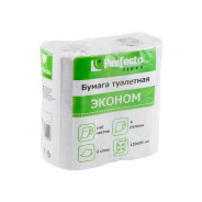 Бумага туалетная Эконом, 4 рулона  PERFECTO LINEA 66-001409