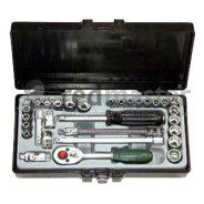 Набор инструмента 31 пр. (4-14мм, 3/16"-9/16", 12-гран.) 1/4"  ...Force 2312