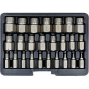 Головки для поврежденных внутренних болтов 3-23 мм. (набор 25пр.)  ...YATO YT-06034