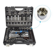 Набор инструментов 108+6 пр. Premium 1/4" (12 гр.) 1/2" (14, 22 мм.-12 гр. головки глуб.) ...Forsage F-41082-7 PREMIUM