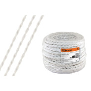 Ретро провод "Эко" 2х1,5 витой ГОСТ белый (50м)  TDM SQ2801-0101