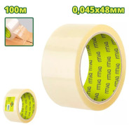 Лента клейкая упаковочная 48мм   100м (прозрачная)DYLLU DTPN1H10