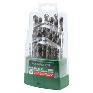 Сверла по металлу, набор 19пр. (1-10мм)  Rock FORCE RF-41604