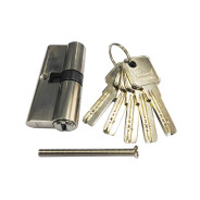 Евроцилиндр CBR-1 70 (35x35) никель, перфорированный ключ  DORMA 7039000000039