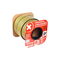 Уплотнитель "D" черный 9х8mm 100м  STARFIX SF1013-03