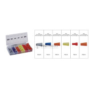 Комплект коннекторов электрических, 107пр.  Forsage F-787