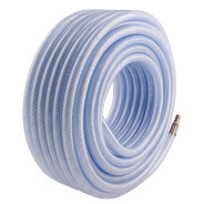 Шланг пневматический ПВХ, 10x16mm, 18 бар, армированный, прозрач., быстросъем, 30м  ...Stels 57027