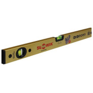 Уровень 600мм, 2 глазка, брусковый, золото, PN01, бытовой, 650 гр/м 0.30 мм/м,  ...SLOWIK 70061