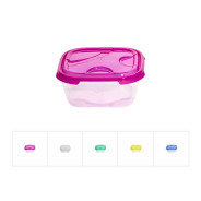 Контейнер прямоугольный 1 л, с крышкой, Frigo (160х160х70 mm)  DRINA 10226