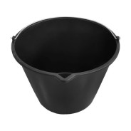 Ведро строительное 12 л пластм. круглое  (с мерной шкалой и носиком)  ...ВОЛАТ 20803-12