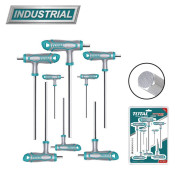 Набор ключей шестигранных 2-10 мм Т-образных   (8 шт)TOTAL THHW8081