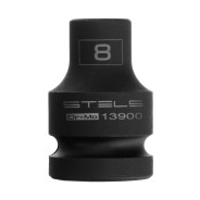 Головка ударная шестигранная, 8 mm, 1/2", CrMo  Stels 13900