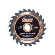 Диск пильный по дереву, 190х30/20/16 мм, 24 зуб., ,  GEPARD GP0902-24