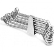 Ключи накидные изогнутые 6-22mm (набор 8шт)  VOREL 52570