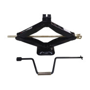 Домкрат механический "ромб" 2,5т с резиновой накладкой и ручкой-воротком с головкой 19мм  ...Forsage F-114