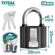 Замок навесной 37мм  TOTAL TLK31381