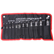 Набор пробойников, 12пр.(3-10, 12, 14, 16, 19мм), на полотне  Forsage F-31291