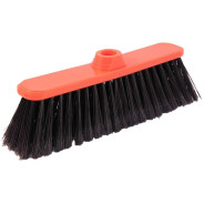 Щетка для уборки мусора 32см КЛАССИК, оранжевая  IDEA М5105