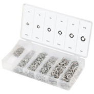 Набор гроверов, D 3, 4, 5, 6, 8, 10 мм, 1200 предм.  Сибртех 47616